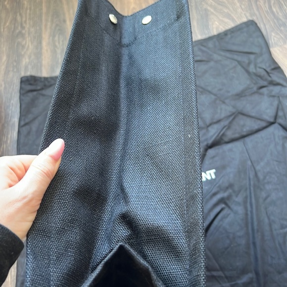 RIVE GAUCHE N/S SHOPPING BAG IN LINEN AND COTTON - Picture 7 of 13